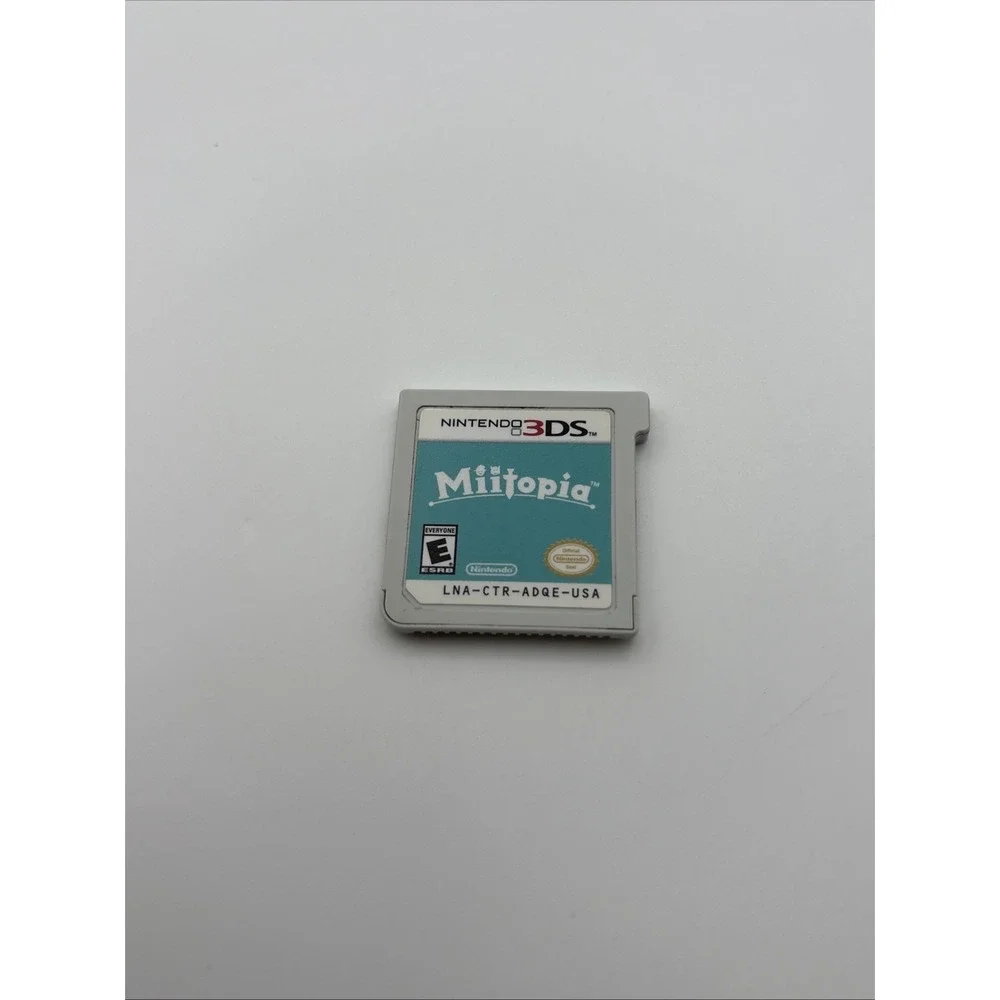 Miitopia Nintendo 3DS 2017 Video Game Cartridge CTR-ADQE-USA Tested